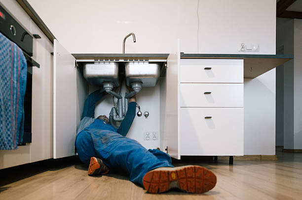 Professional Drain Cleaning technician working in Mayo, SC